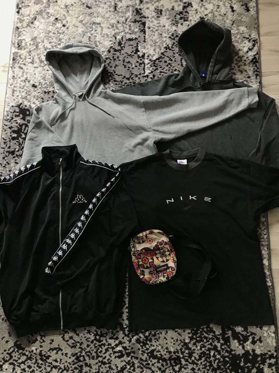 Худи, мастерка Kappa, футболка nike, eastpak