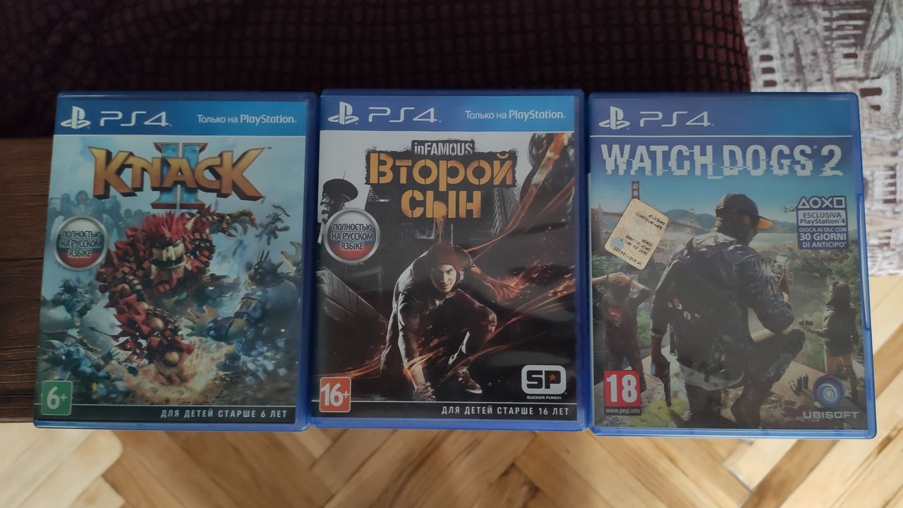 inFAMOUS Second Son, Watch Dogs 2, KNACK 2