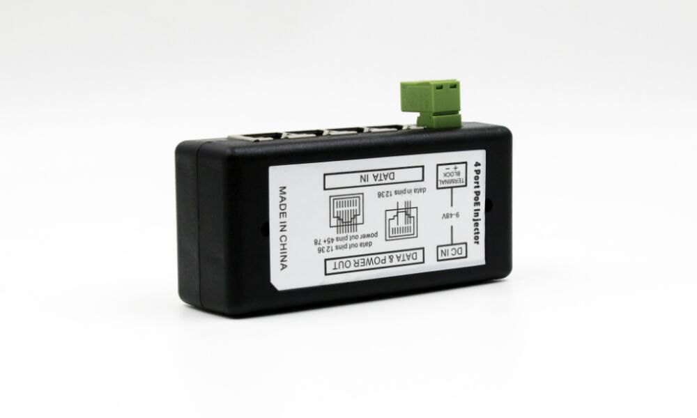 POE инжектор 4 порта для Ip-камер видеонаблюдения питания через Ethernet