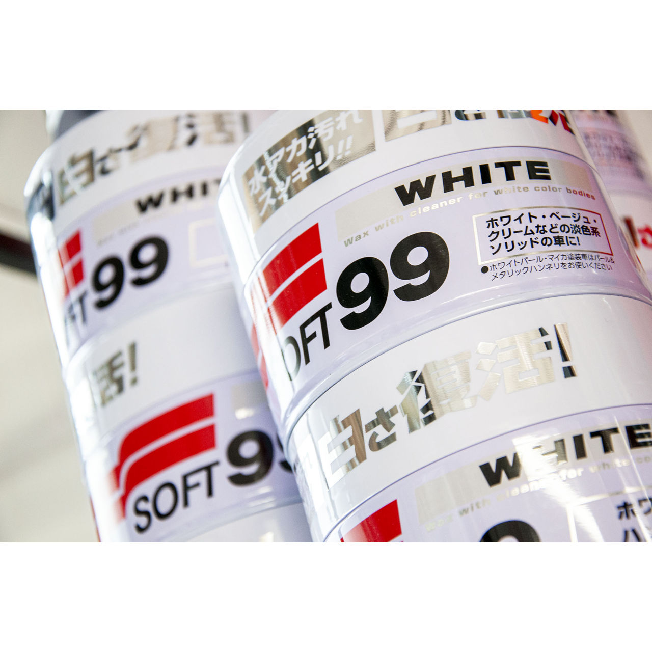 Ceara auto solida White Soft99 Wax foto 4