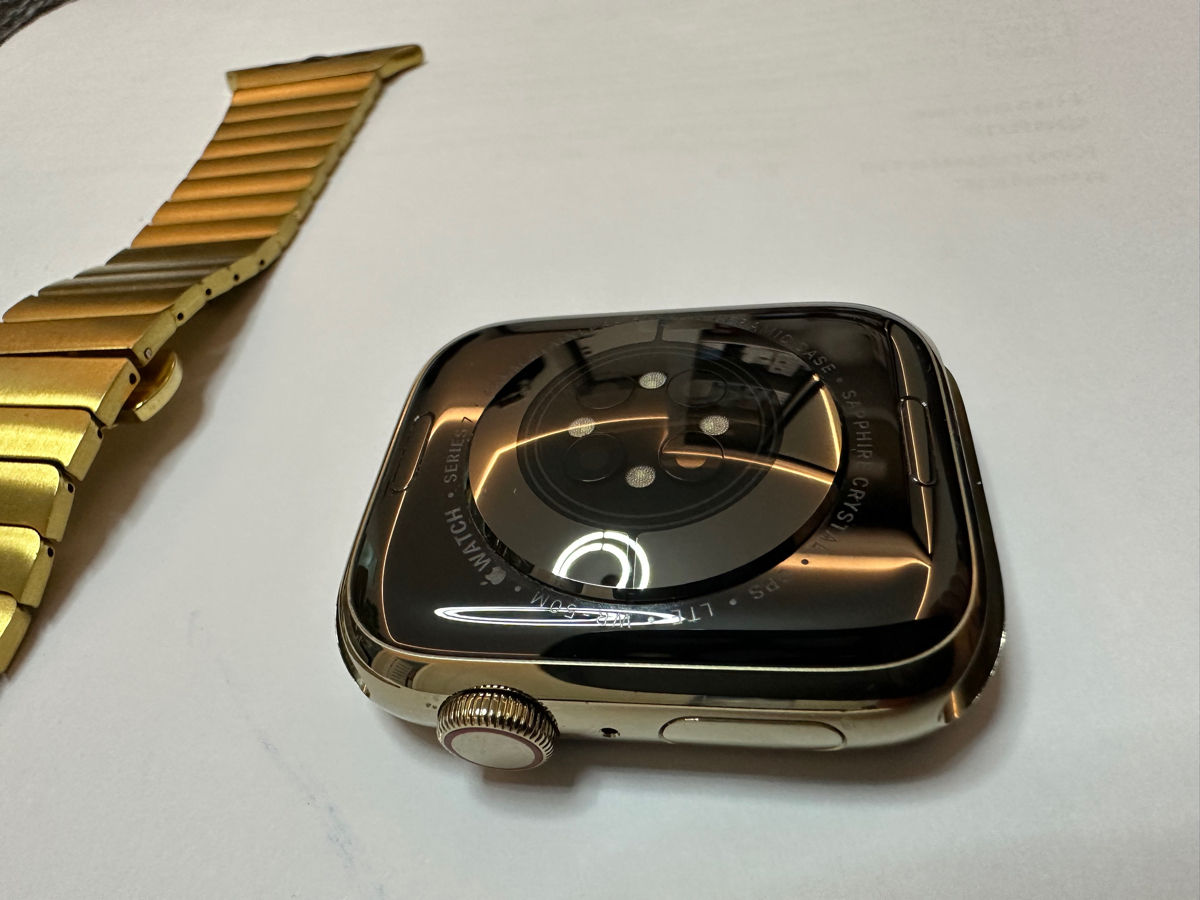 Apple Watch Series 7 Gold 45mm (GPS + Cellular) 32Gb foto 5