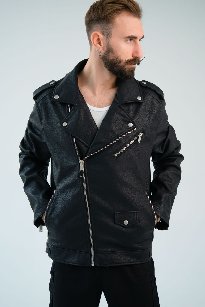 Geaca Biker Bershka foto 1