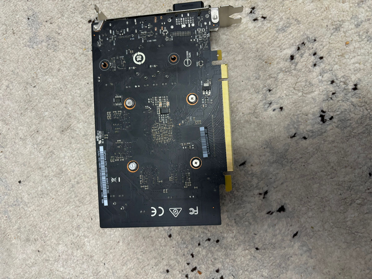 MSI GeForce GTX 1650 D6 aero ITX OC / 4GB GDDR6 фото 1