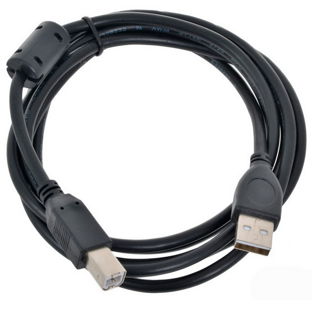 Cable Usb, Am/Bm, 1.8 M, Usb2.0 Premium Quality With Ferrite Core, Ccf ...