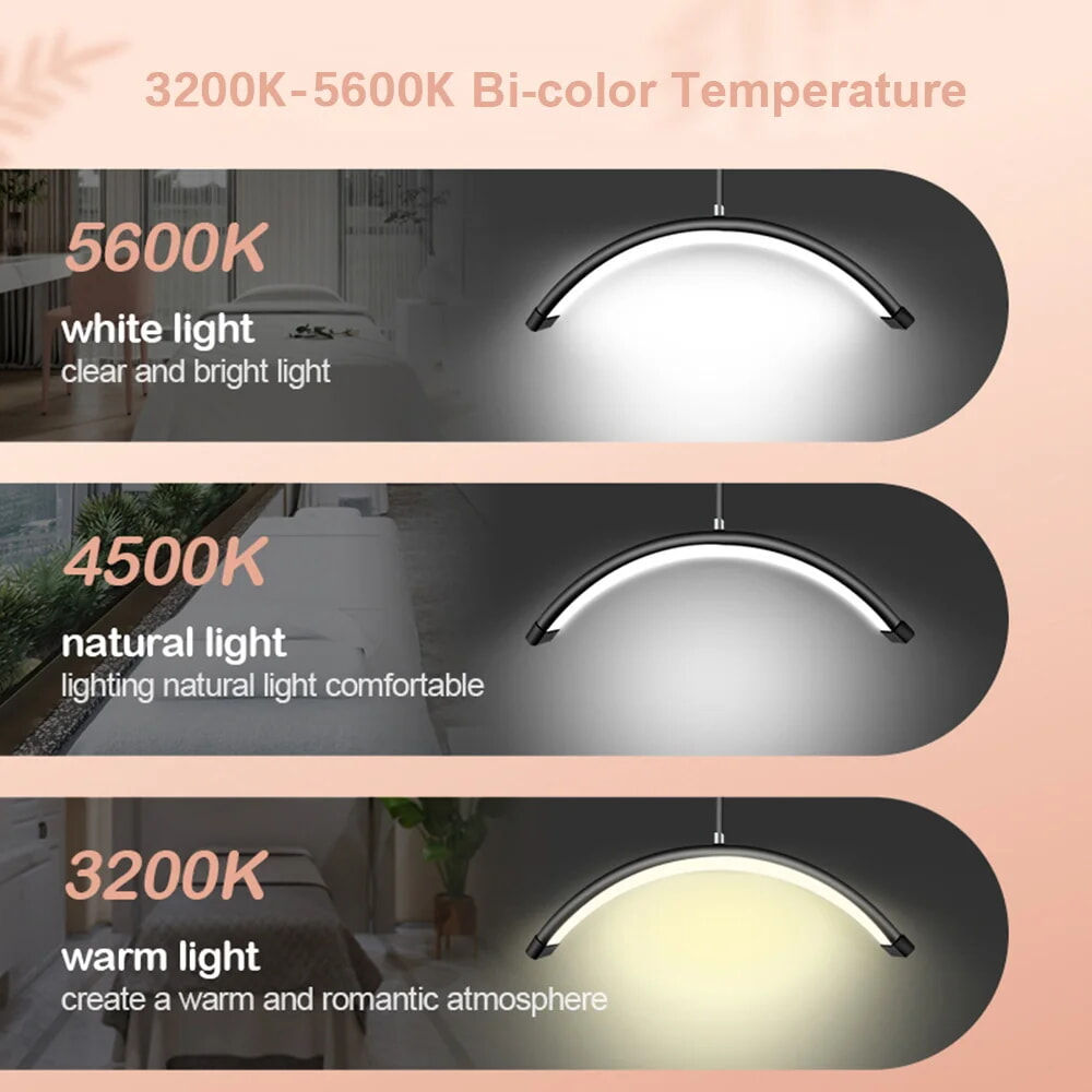 Lampa cosmetica, extensii gene (Moon Light) foto 5