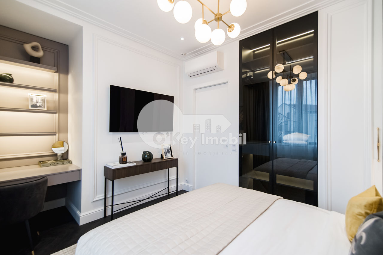 Exclusiv și modern! 2 camere+living, reparație euro/mobilat, Centru - Columna 2450 € foto 11