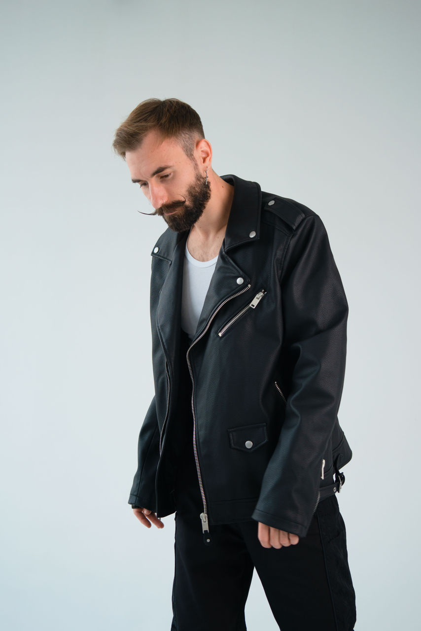 Geaca Biker Bershka foto 2