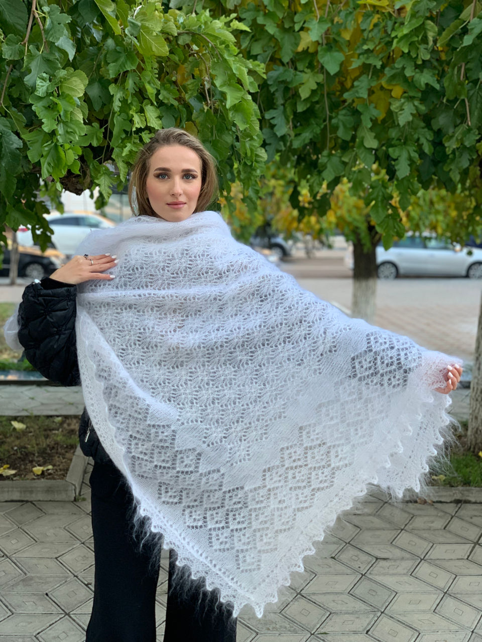 Оренбургские платки из нежного козьего пуха ! ! ! foto 1