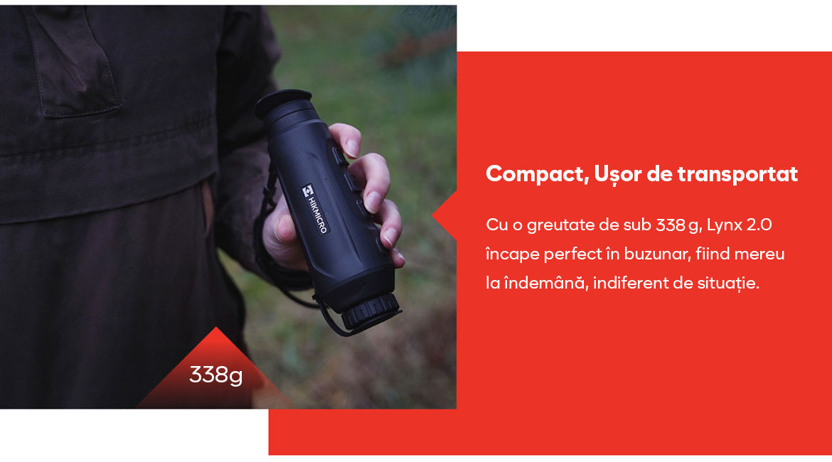 Cumpără oficial monocularul cu termoviziune HikMicro Lynx LH15 2.0 фото 17
