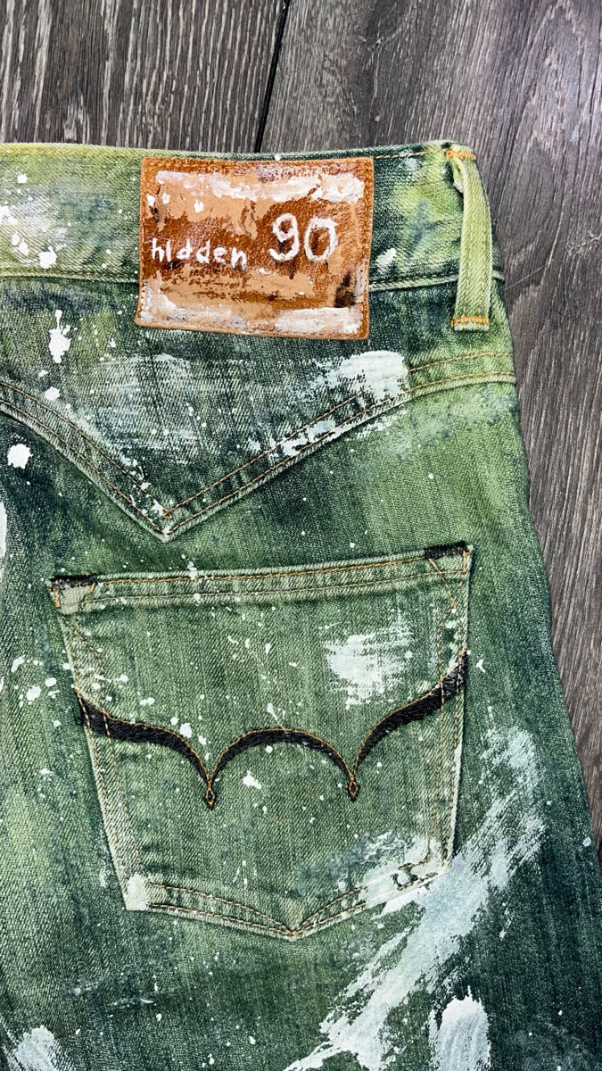 callmegotta flared hidden90 jeans 32x32 ручная работа  фото 0