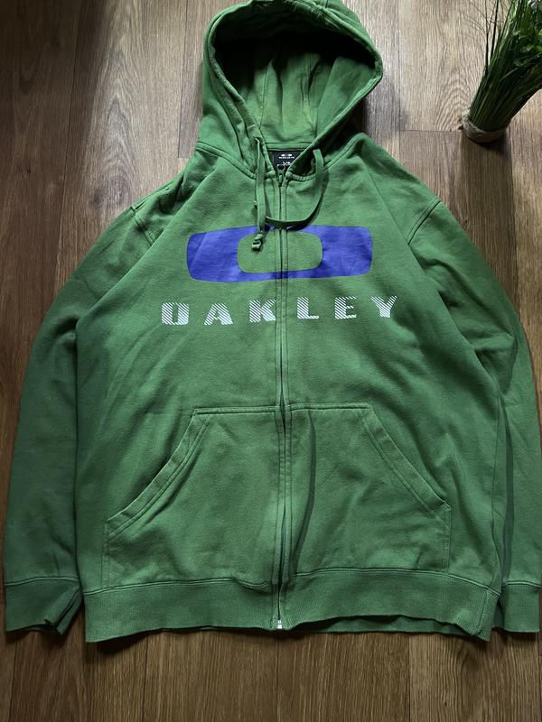Зелёное зип-худи Oakley фото 0