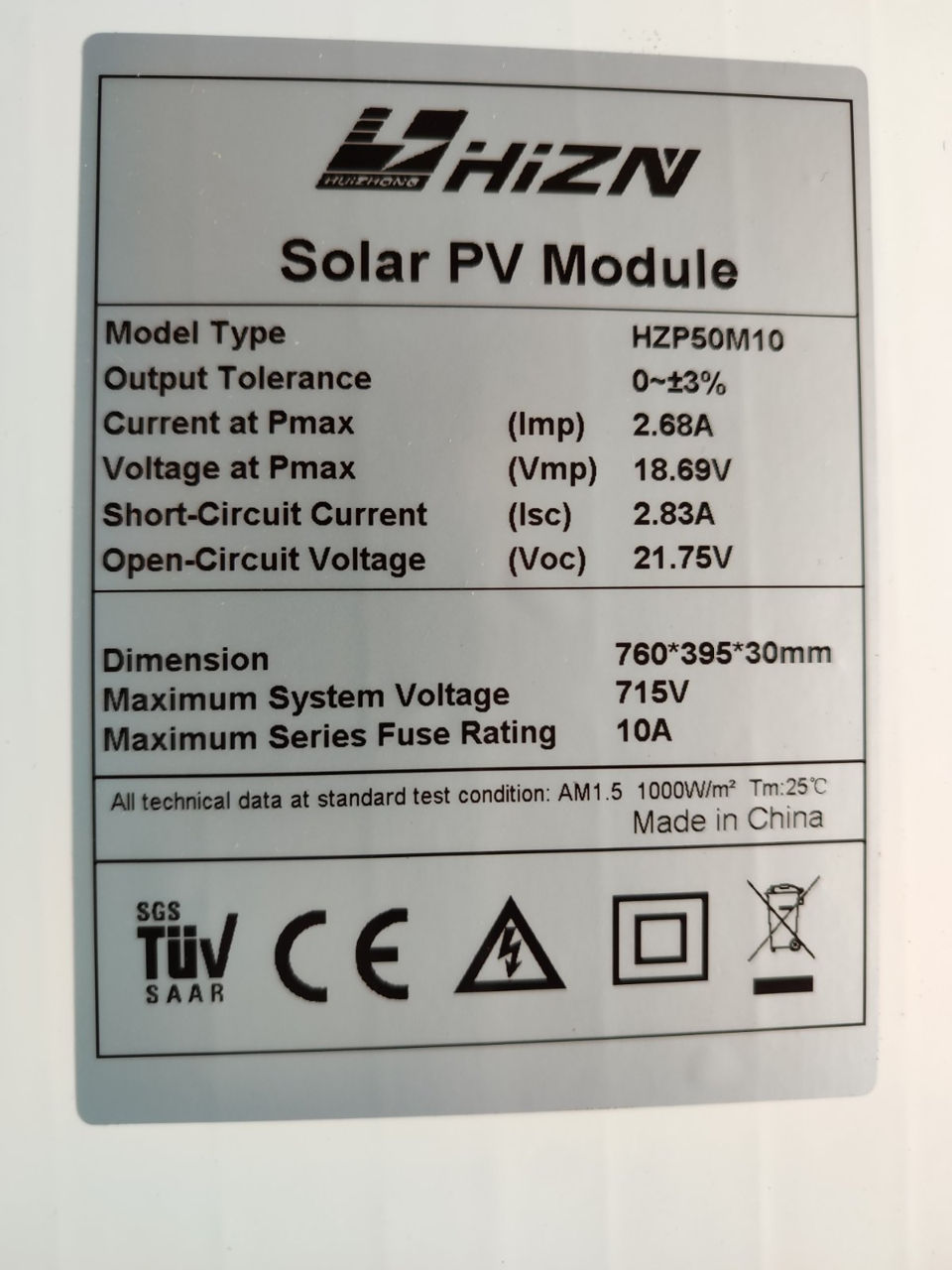 Panou solar 12v sistema : 35w/50w/60w/80w foto 5