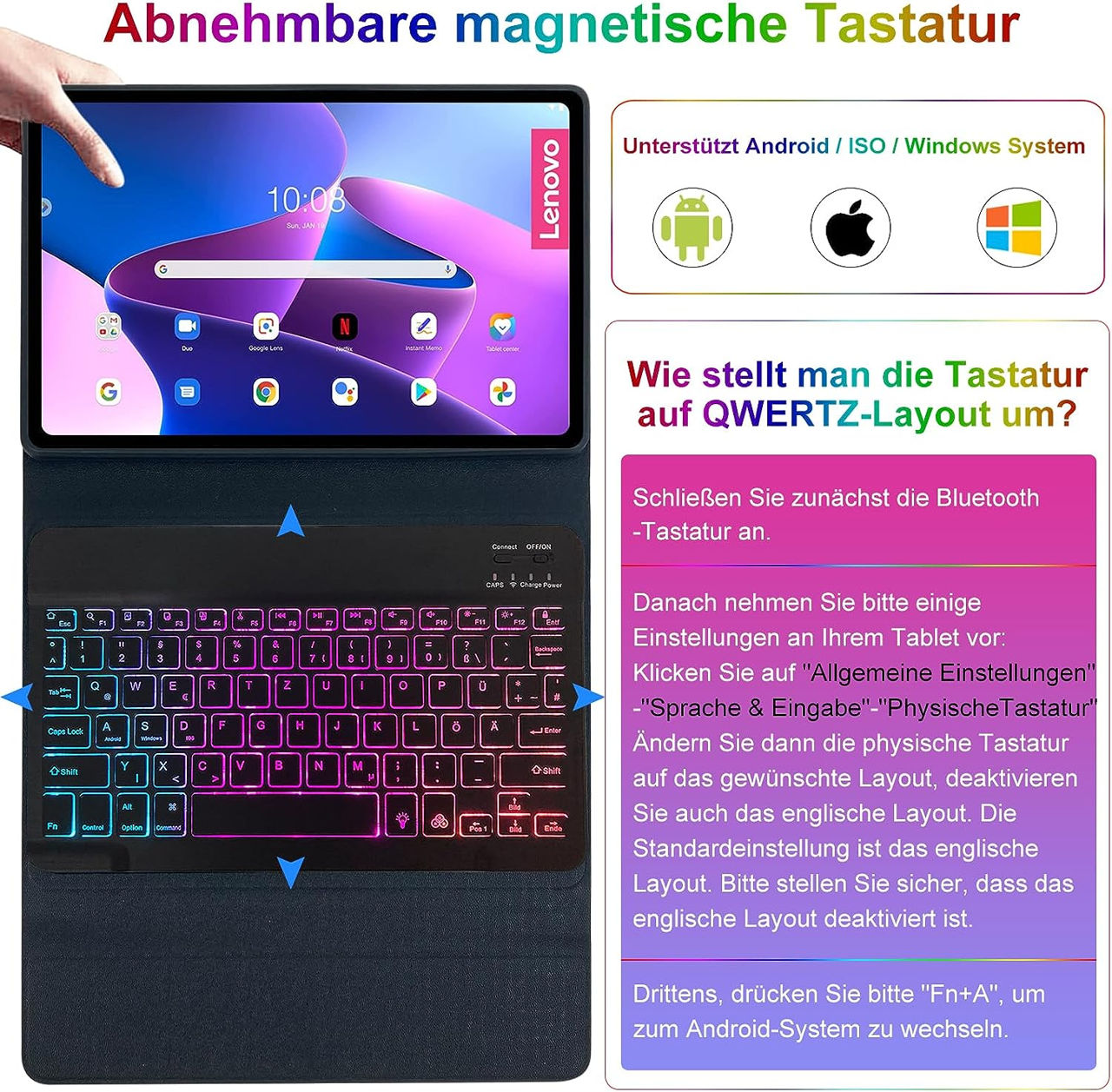 Husă pentru Lenovo Tab M10 Plus  3rd Gen foto 5