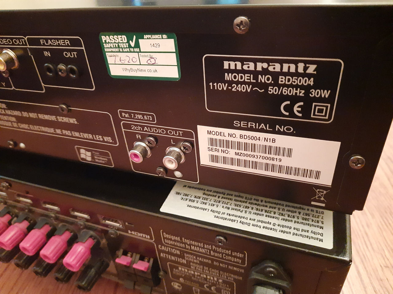 Marantz-BD5004 & NR-1501 foto 5