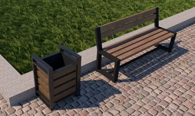 Scaun la terasa,  scaun stradal, banci stradale, banci pentru gradina foto 4