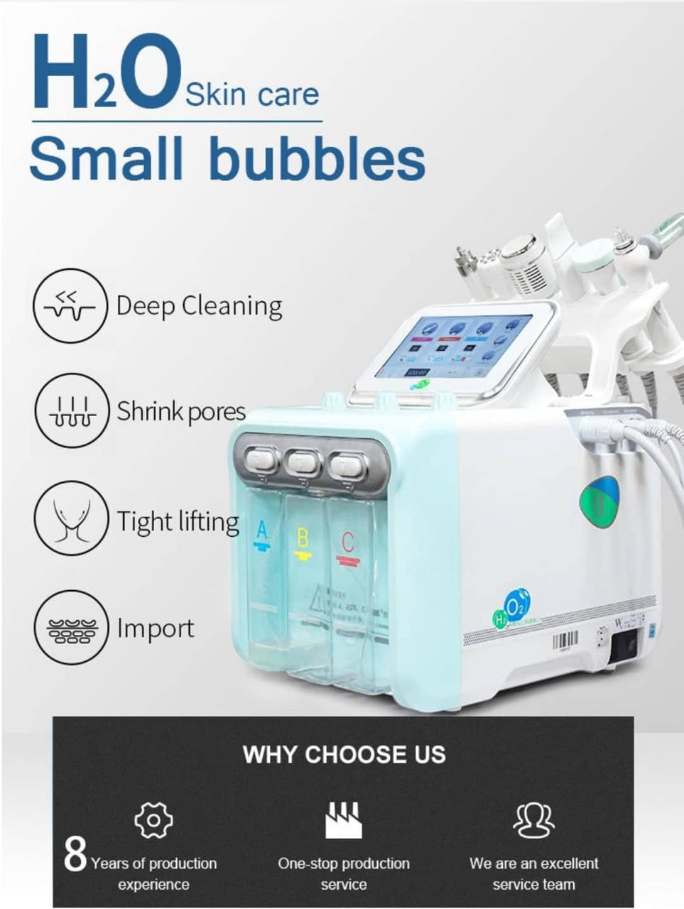 6 in 1 Dispozitiv Vacuum Cavitatie RF 6 В 1 Кавитация Вакуумная Ультразвуковая RF Машина фото 14