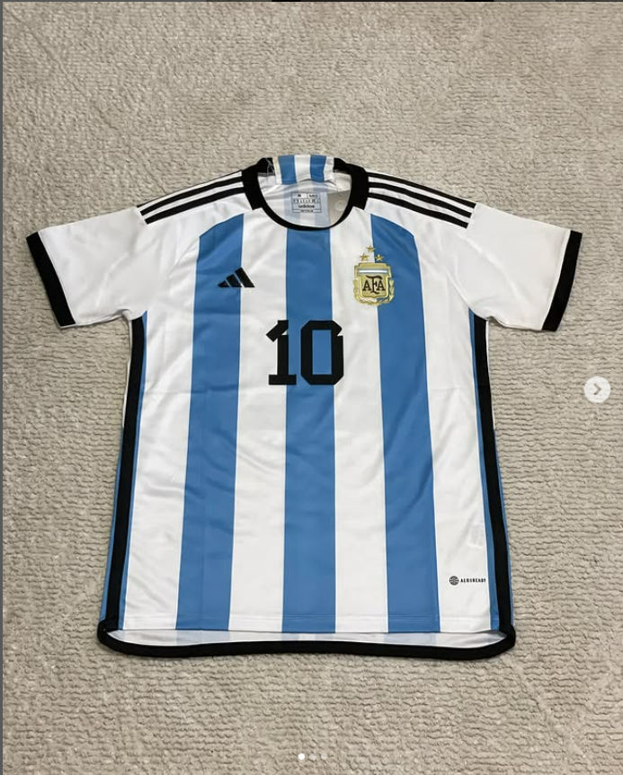  44 / 5.000 Футболка сборной Аргентины 24/25, Messi. фото 0
