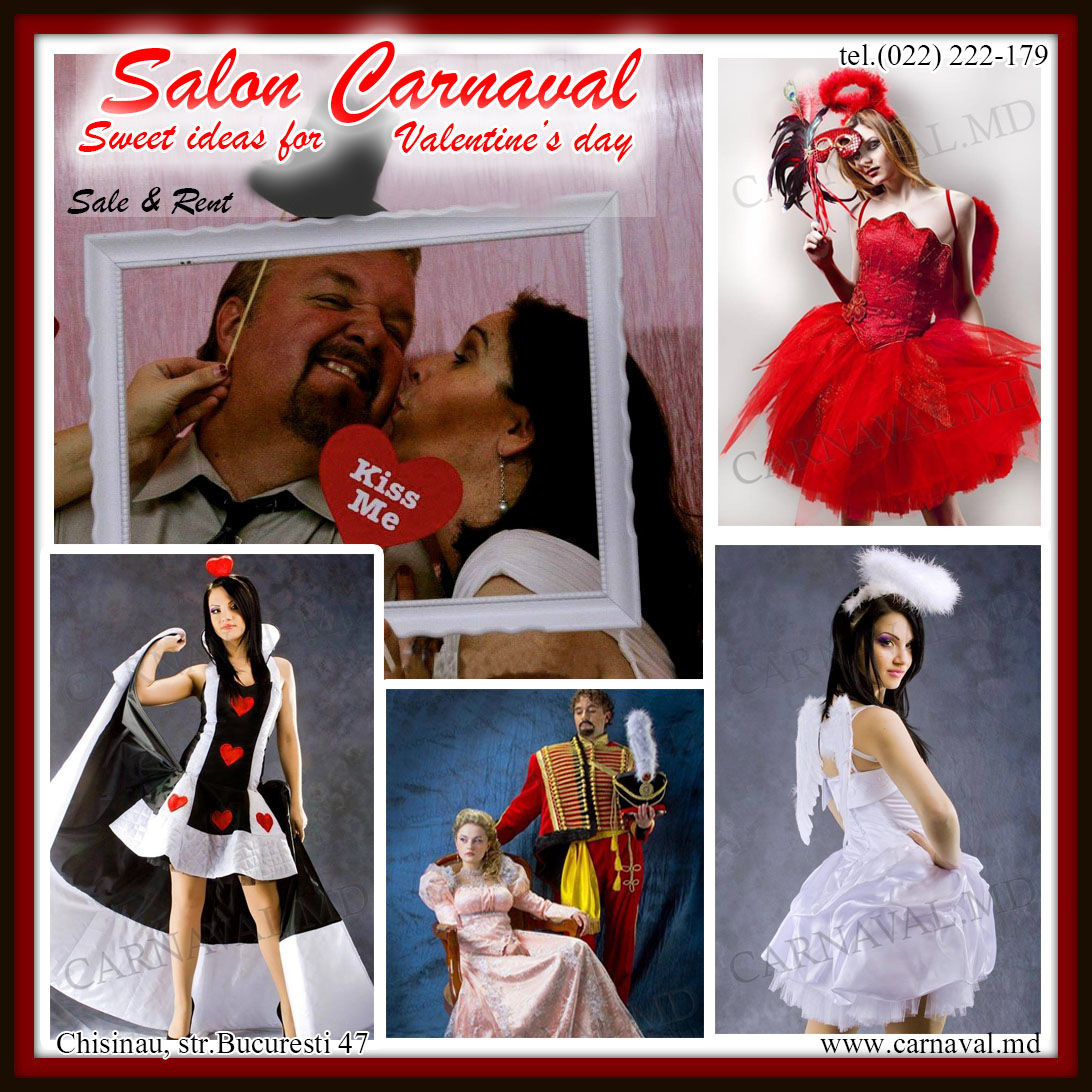 Costume de Valentine's Day , kарнавальные костюмы ко дню святого валентина