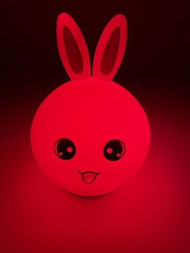 Силиконовый  LED ночник в форме зайчика фото 1
