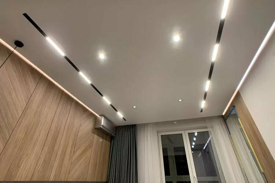 Tavane extensibile moderne/ установка современных натяжных потолков. Дондюшень фото 0