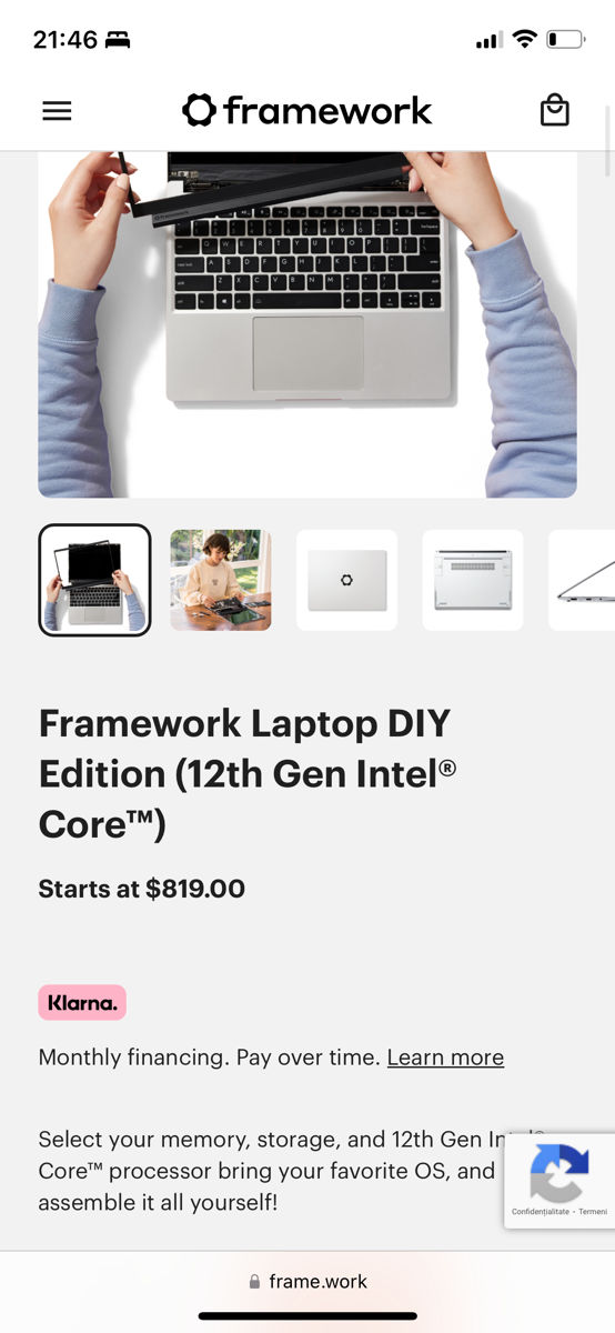 Framework Laptop DIY Edition(12th Gen Intel Core) - i5-1240P foto 7