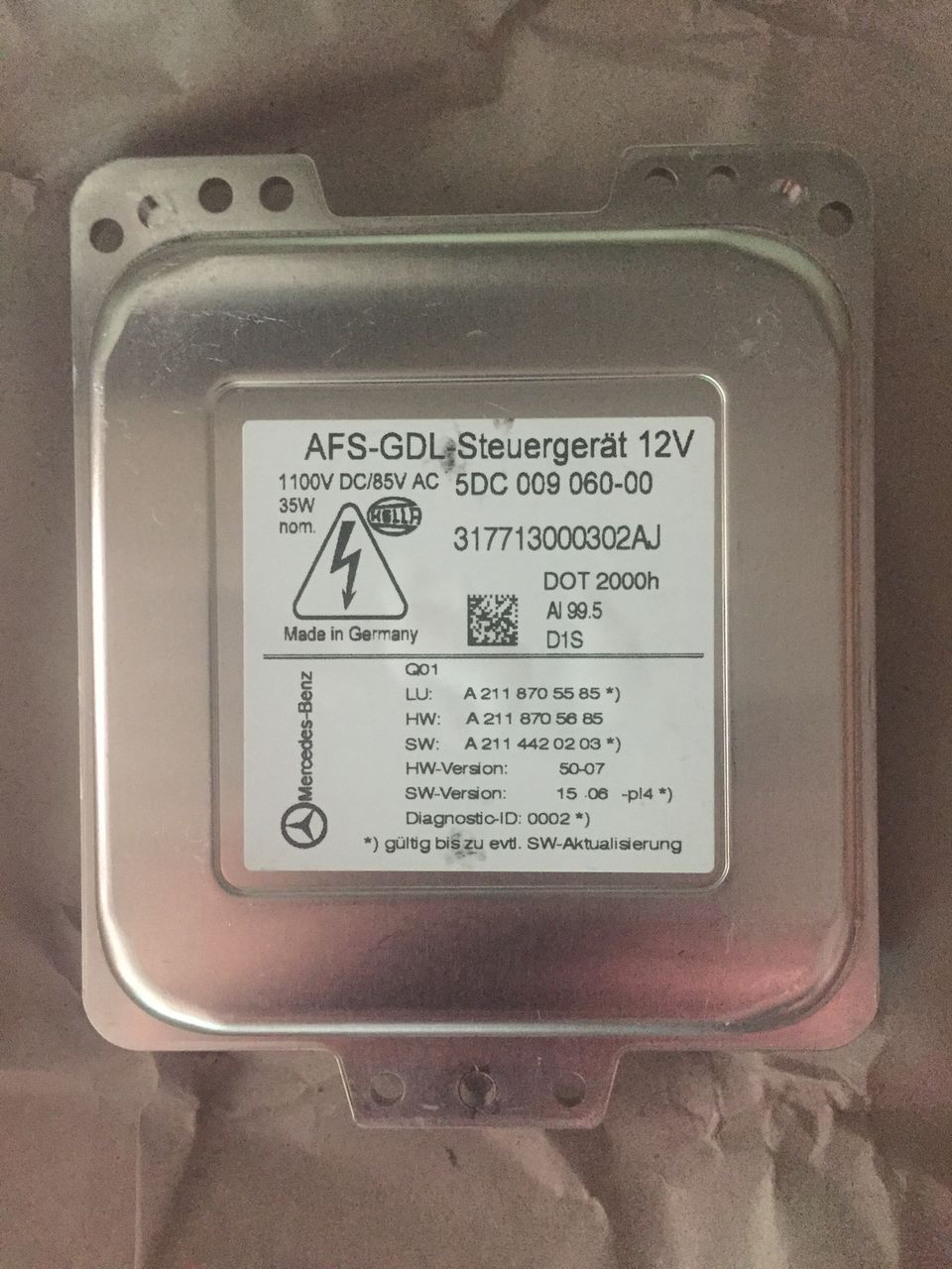 Blok Xenon w211 фото 0