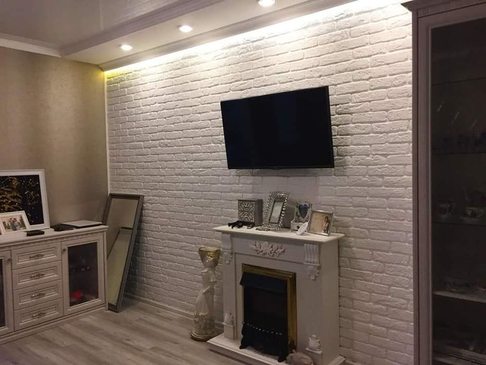 Piatra si caramida decorativa alba.Ghips.Декоративный белый кирпич.Гипс.Producator Decor Beton SRL. foto 6