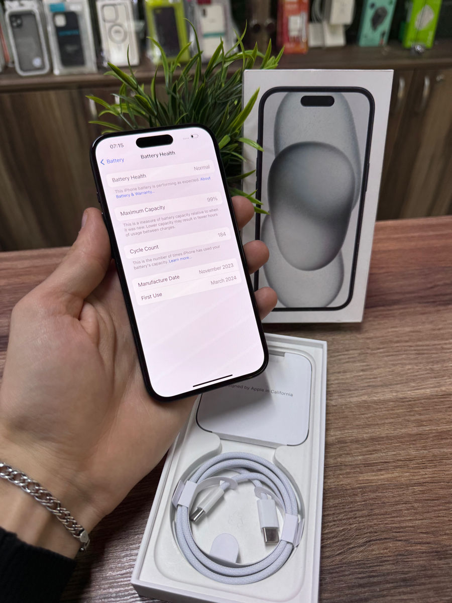 Iphone 15 / 256 Gb / Ca Nou / Garanție 24 Luni ! foto 5