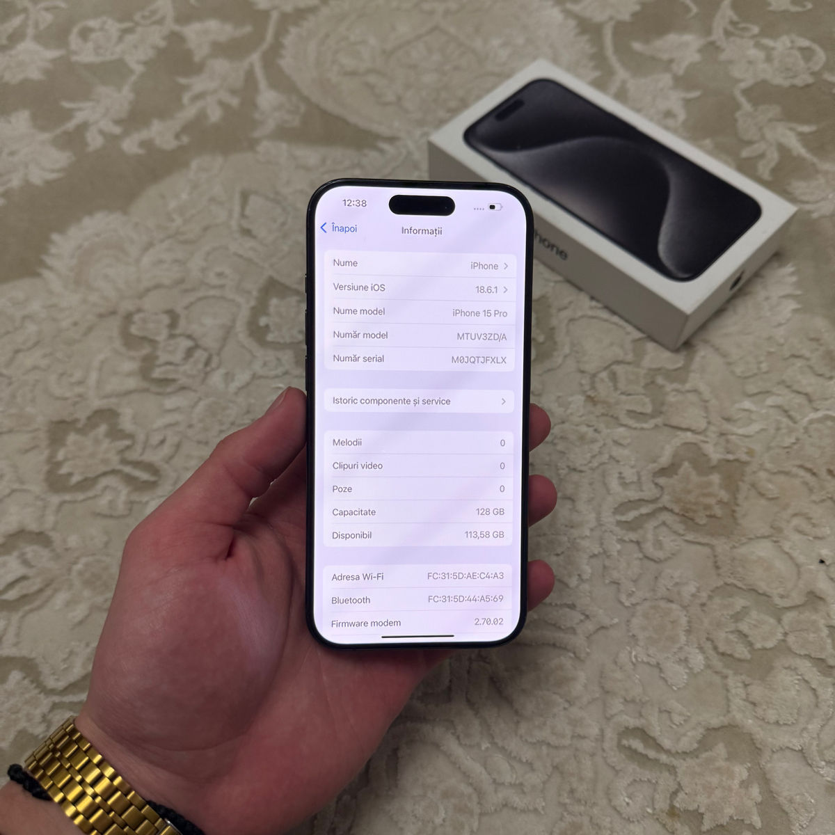 iPhone 15 Pro 128GB Black Titanium фото 8