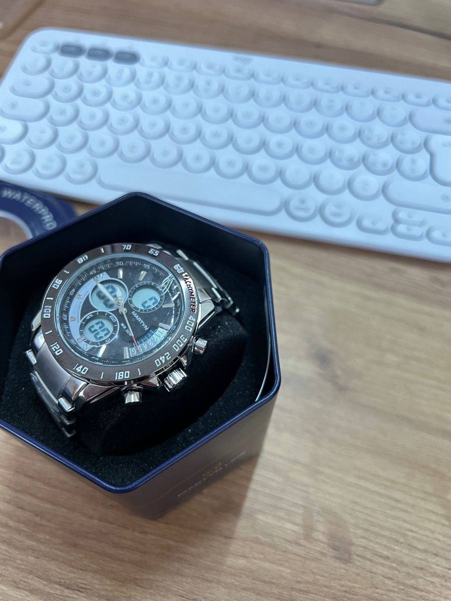 martyn line dual time chronograph s.steel cod.79 pt/339.00 фото 1