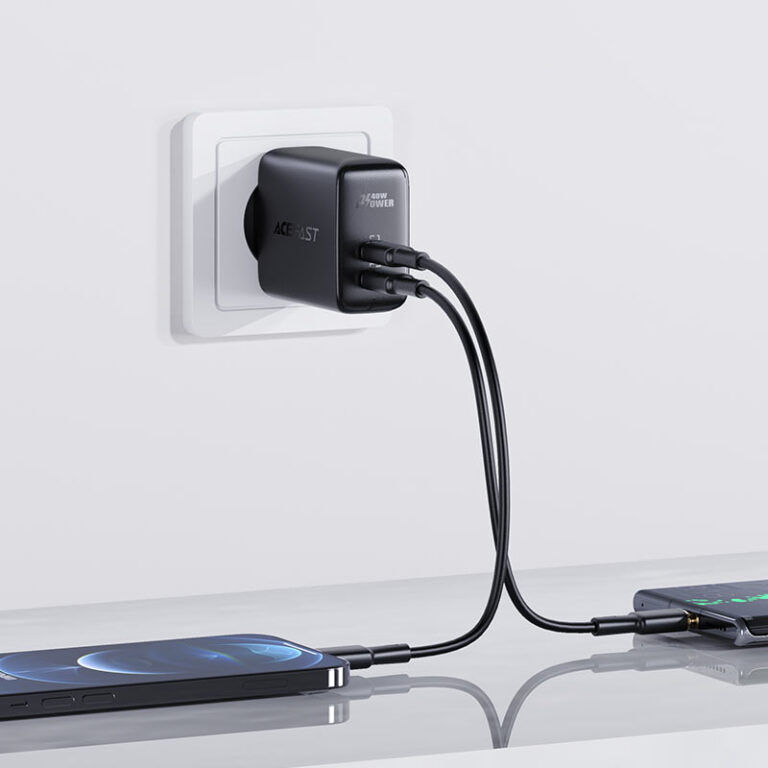 Încărcător cu două porturi ACEFAST A9 PD40W(USB-C+USB-C). foto 2