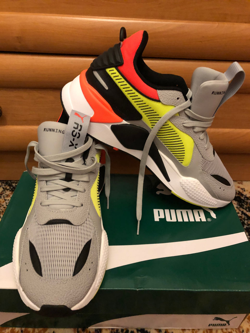 Puma rs x outlet grey yellow