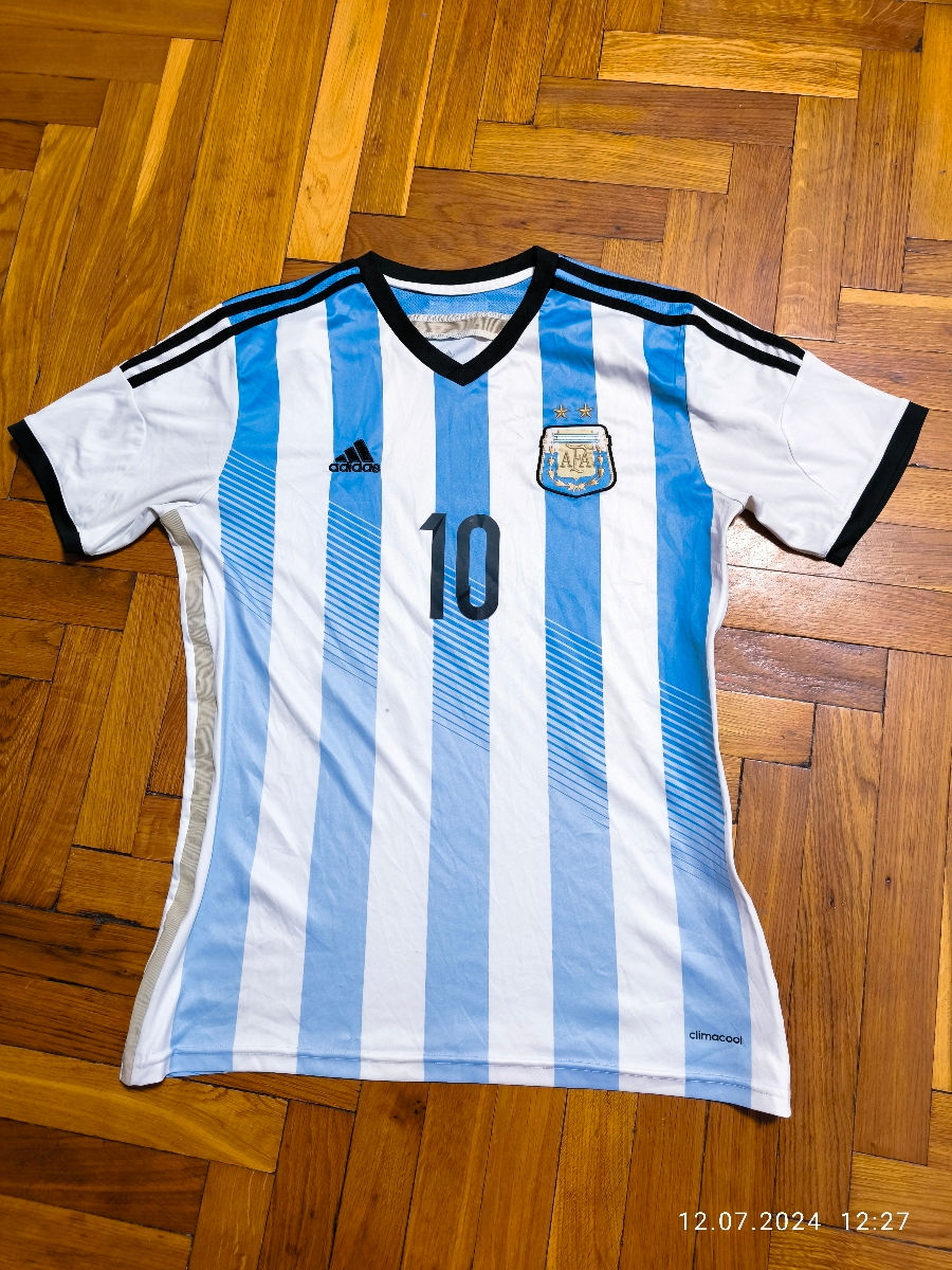 Сборная Аргентины #10 Messi футболка адидас 2014 оригинал