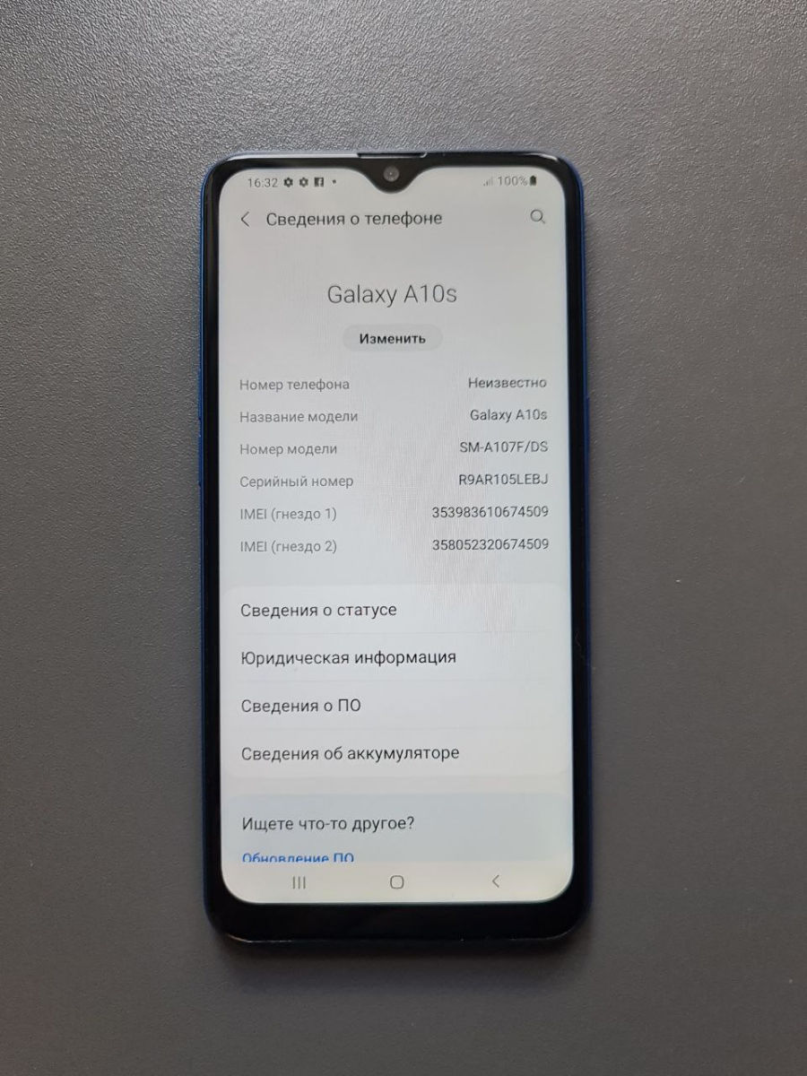 Samsung galaxy A10s (SM-107F/DS) 2/32 фото 2