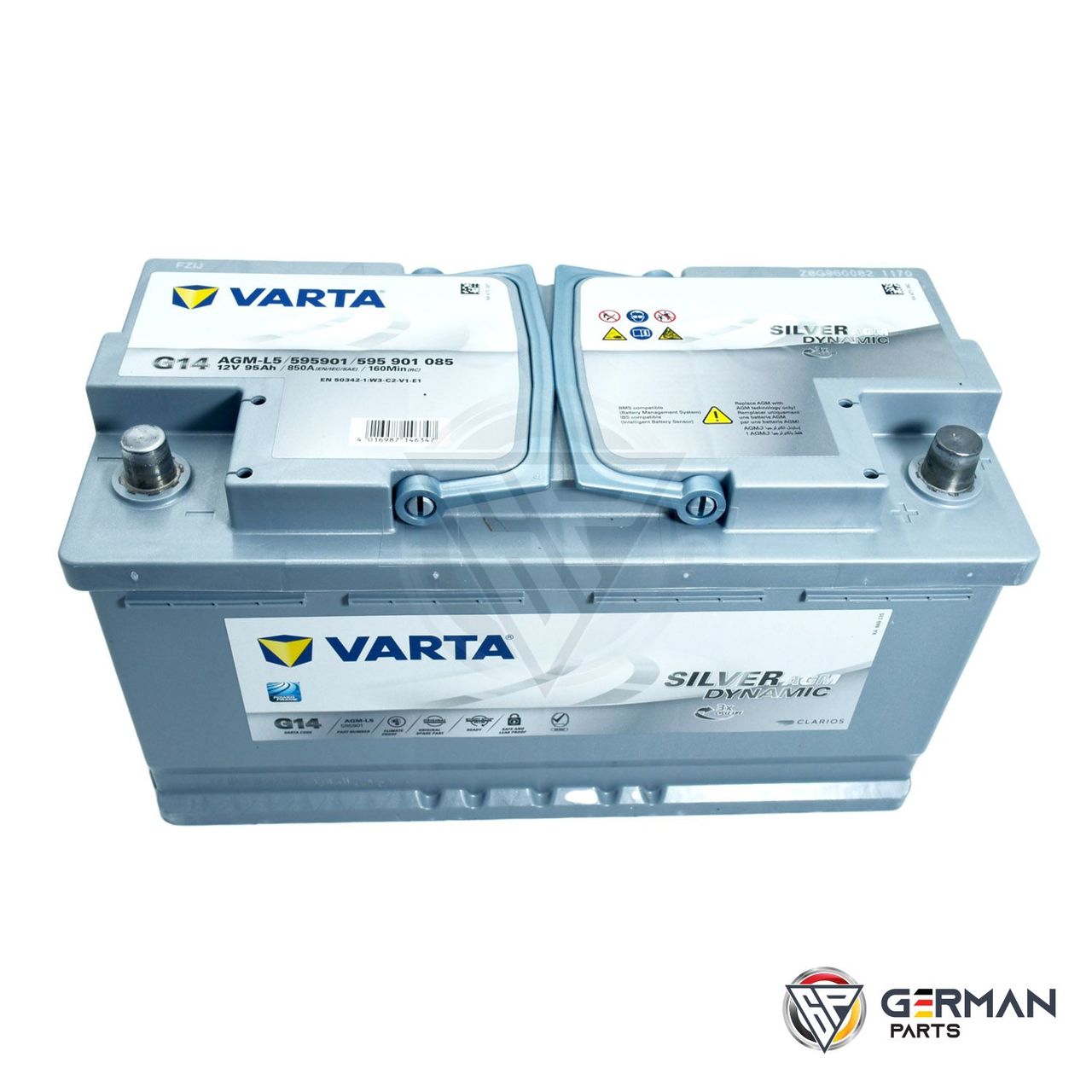 Car Battery MUTLU 80Ah 800A EN - AGM Start Stop : : Automotive
