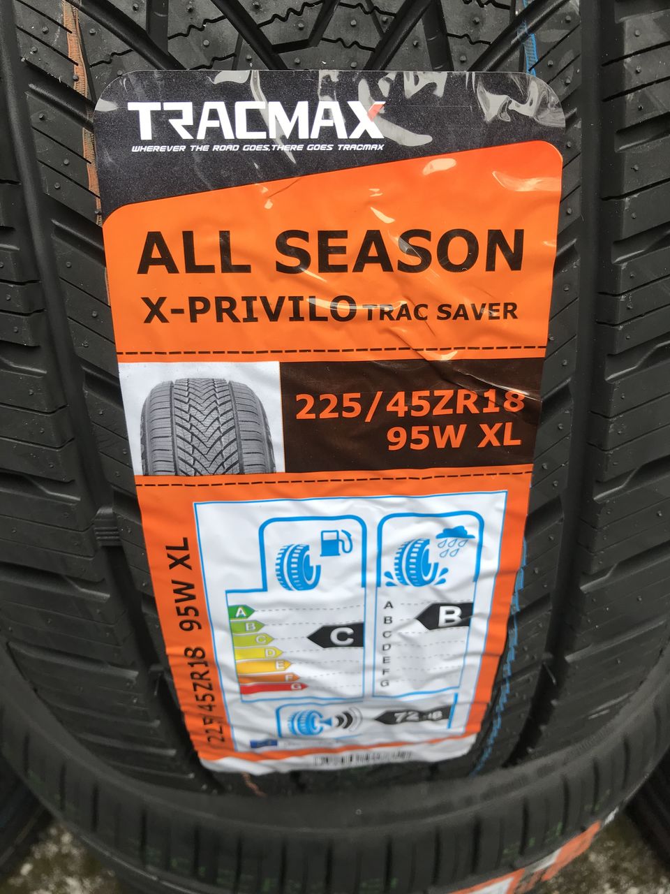 225/45 R18 Tracmax Allseason Trac saver/ Доставка, livrare toata Moldova foto 1