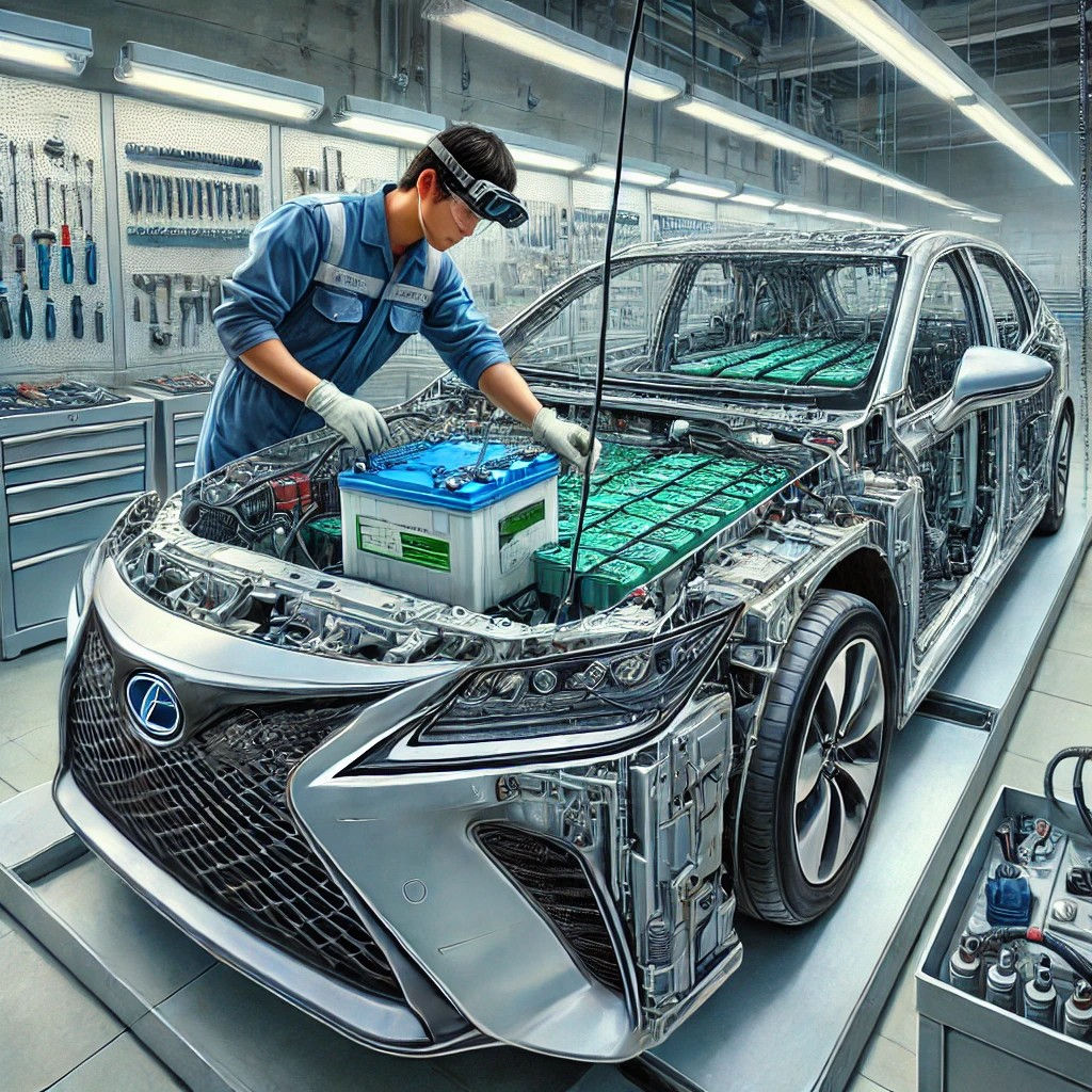 Ремонт.Диагностика высоковольтной батареи hybrid battery.Prius.Lexus. фото 0