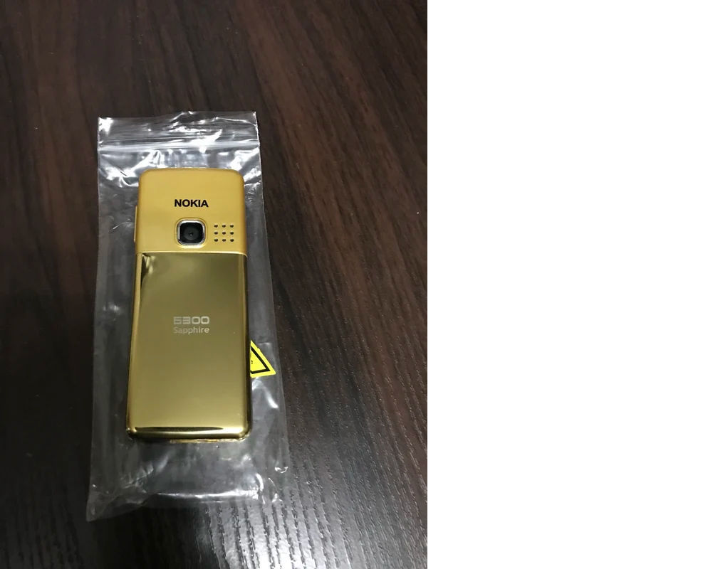Телефон-новый=Nokia 6300-Gold-Edition-"Золотой-Слиток--корпус металл. фото 9
