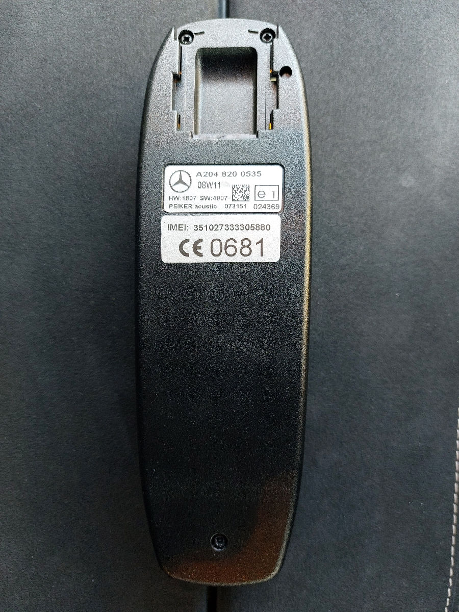 Bluetooth Telefon Mercedes-benz Peiker Acustic foto 3