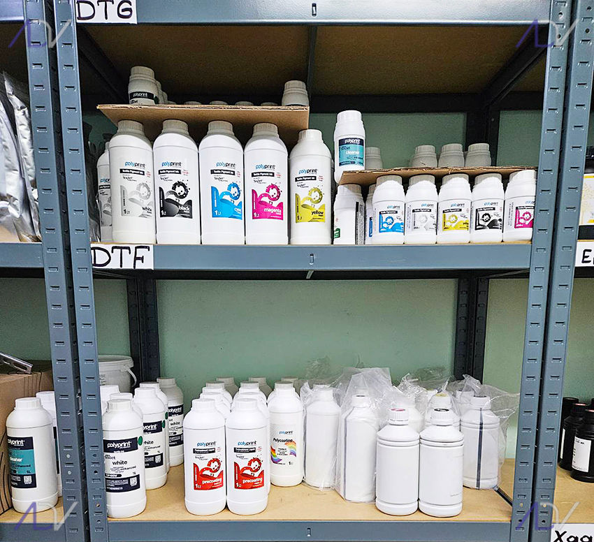 Чернила Dupont для прямой печати по ткани для DTG принтера Polyprint cerneală foto 6