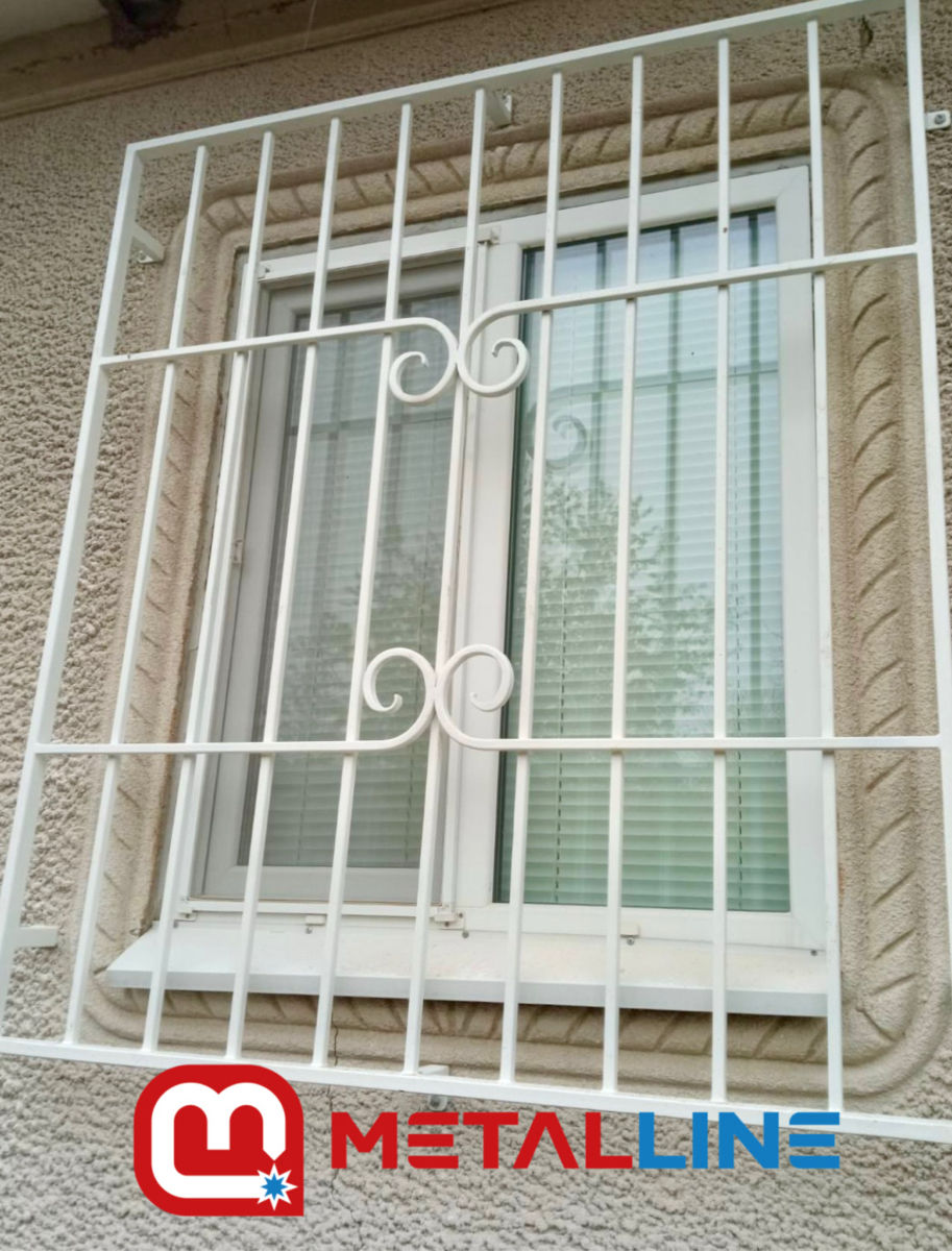 Gratii, grilaje din metal la geamuri la comandă  foto 2