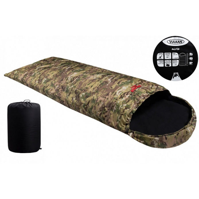 Sac de dormit / Спальный мешок Vulkan Micro Мультикам