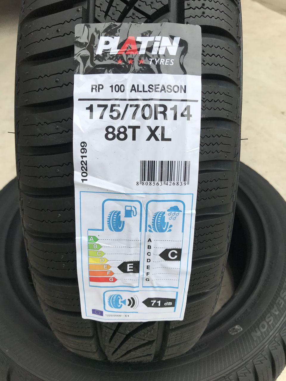 175/70 R14 Platin RP100 Allseason (4seasons)/ Доставка, livrare toata Moldova foto 1