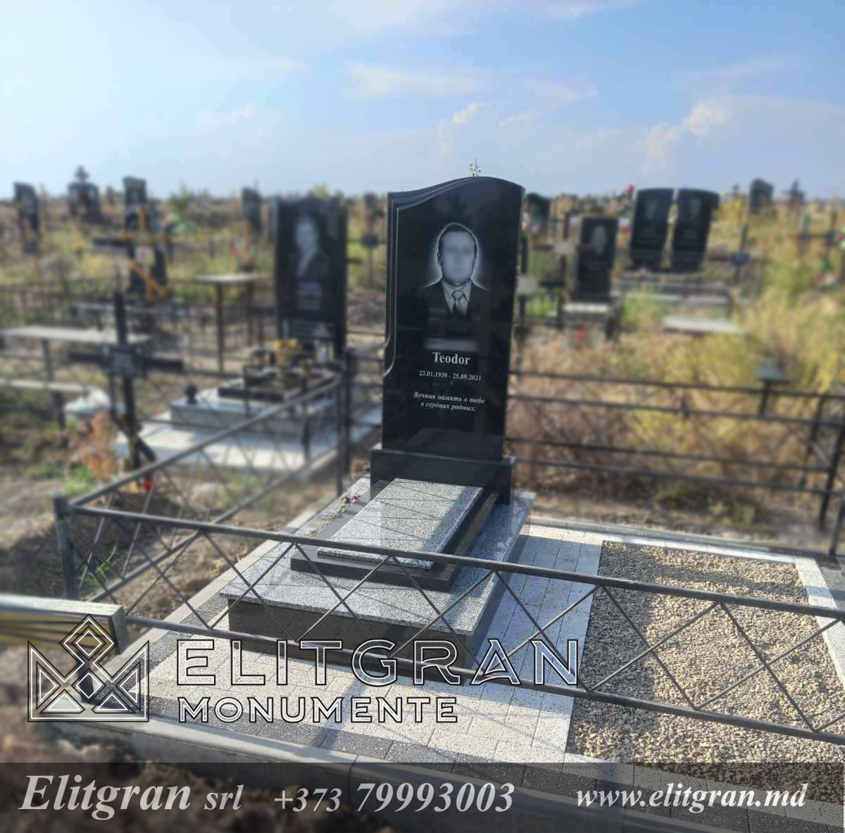 Monumente funerare din granit pret, Chișinău și Moldova, preturi reduse la minim, simple si ieftine. foto 5