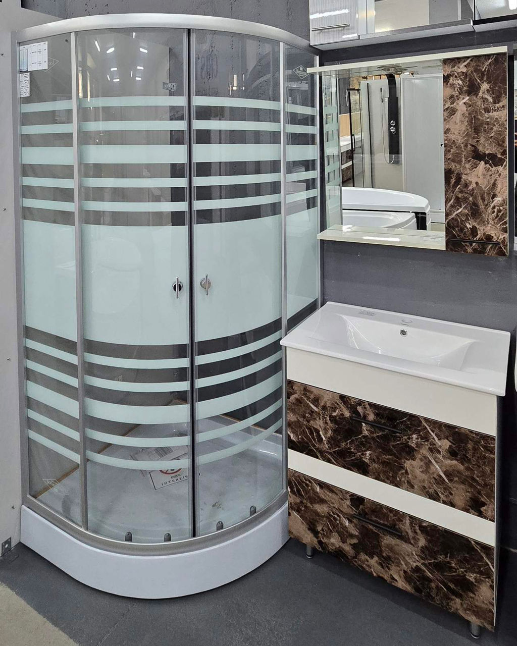 Set mobila pentru baie / dulap / oglinda / modele cu diferite dimensiuni / мебель для ванной комнаты foto 7