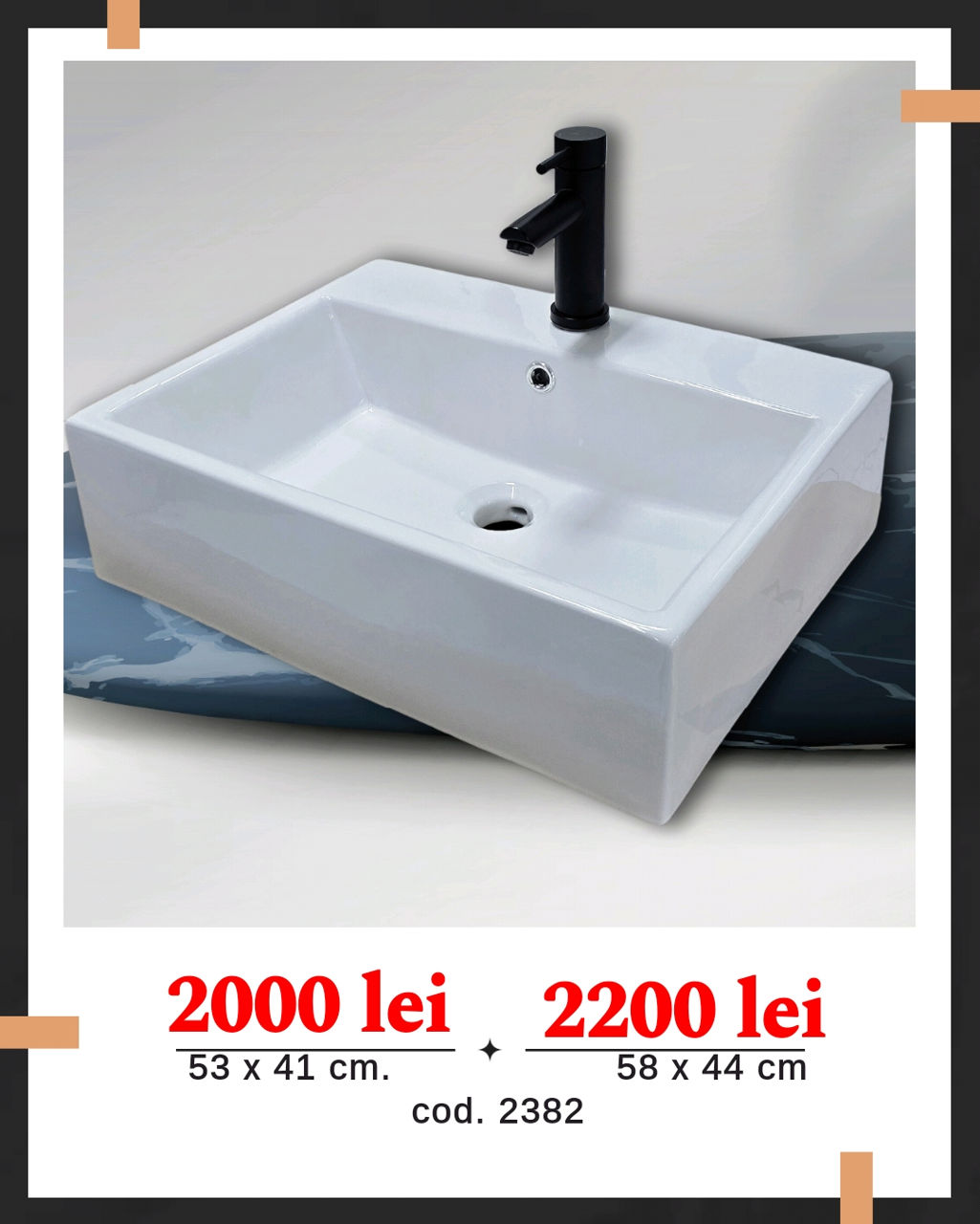 Lavoare pentru baie pe blat / modele & stoc nou  - раковина для ванной комнаты foto 3