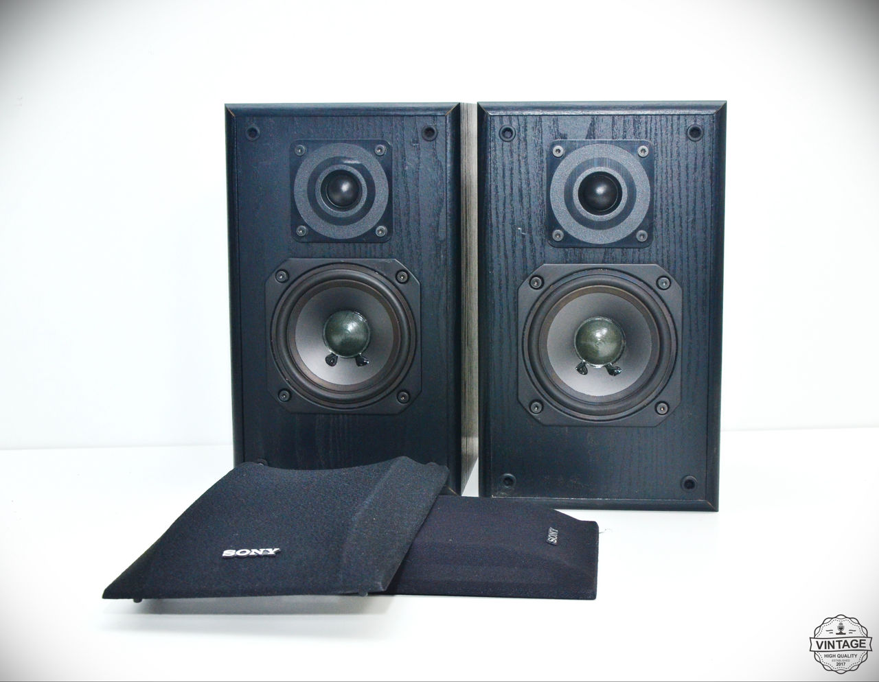 SONY Hi-Fi Stereo System стерео система с проигрывателем винила и колонками фото 10