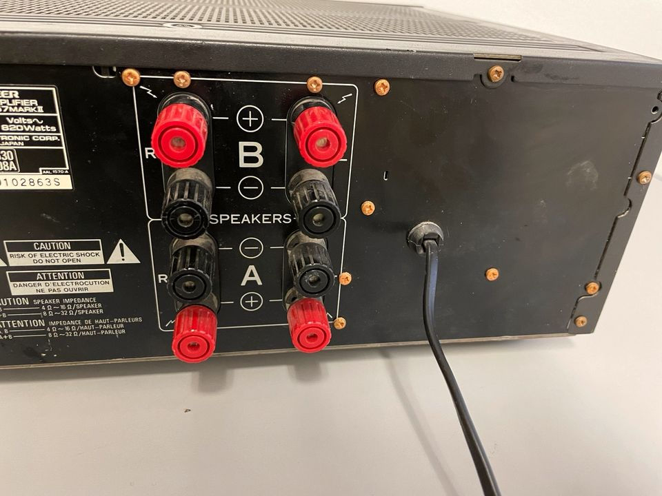 Pioneer A-757 крутой усилитель с двумя трансформаторами. foto 4