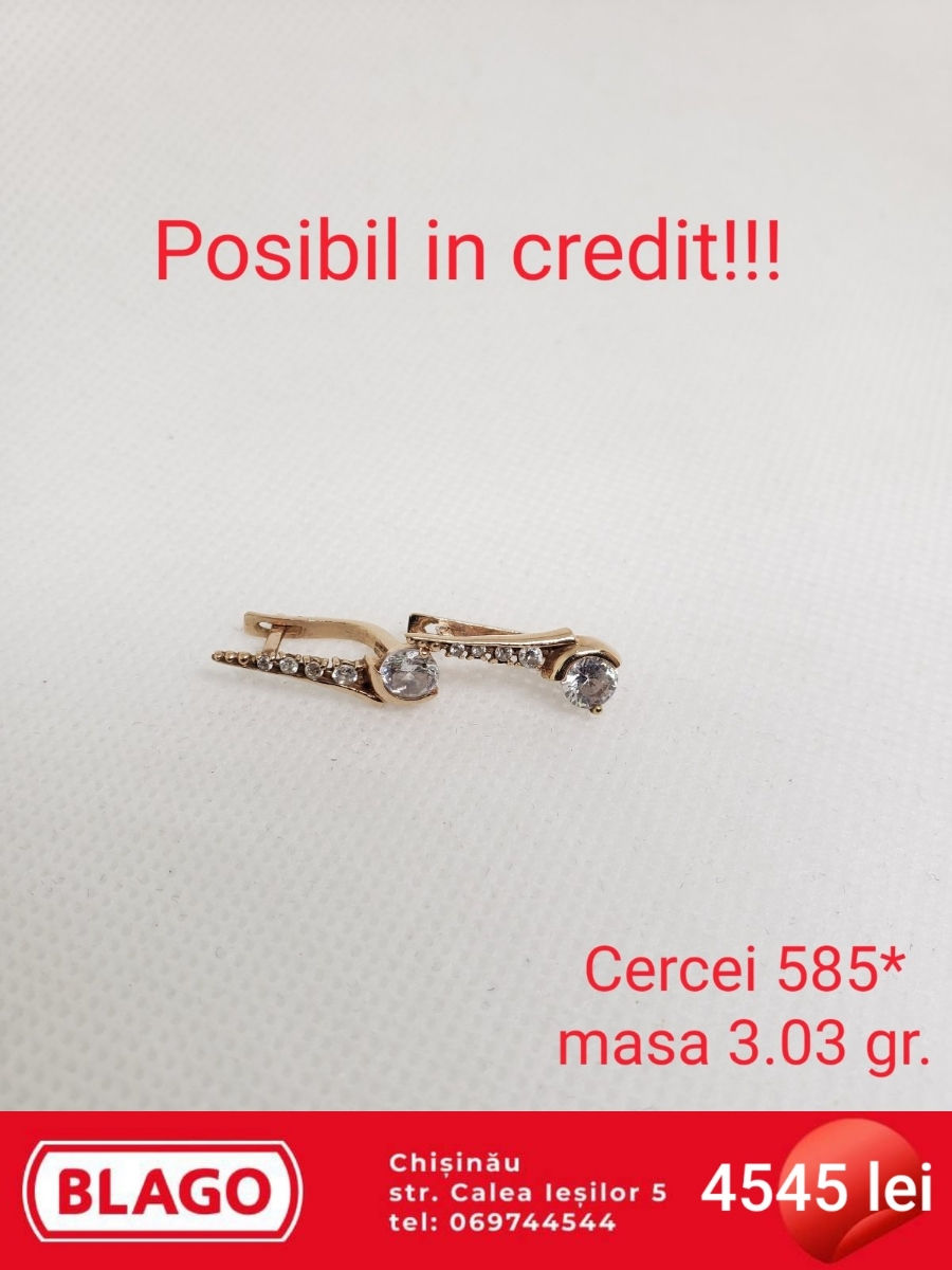 Cercei 585*/750* foto 4