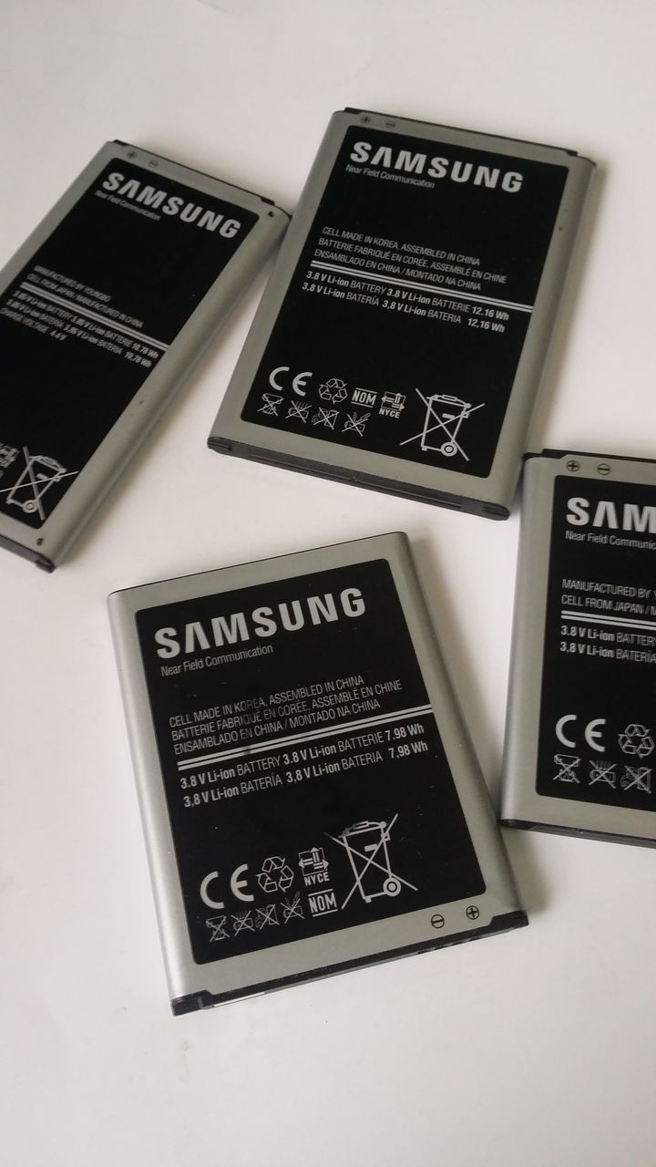 Оригинальные аккумуляторы samsung